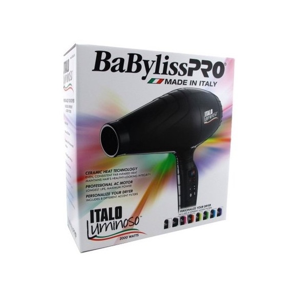BaBylissPro ITALO Luminoso Hair Dryer MadeIn Italy - Picture 4 of 8